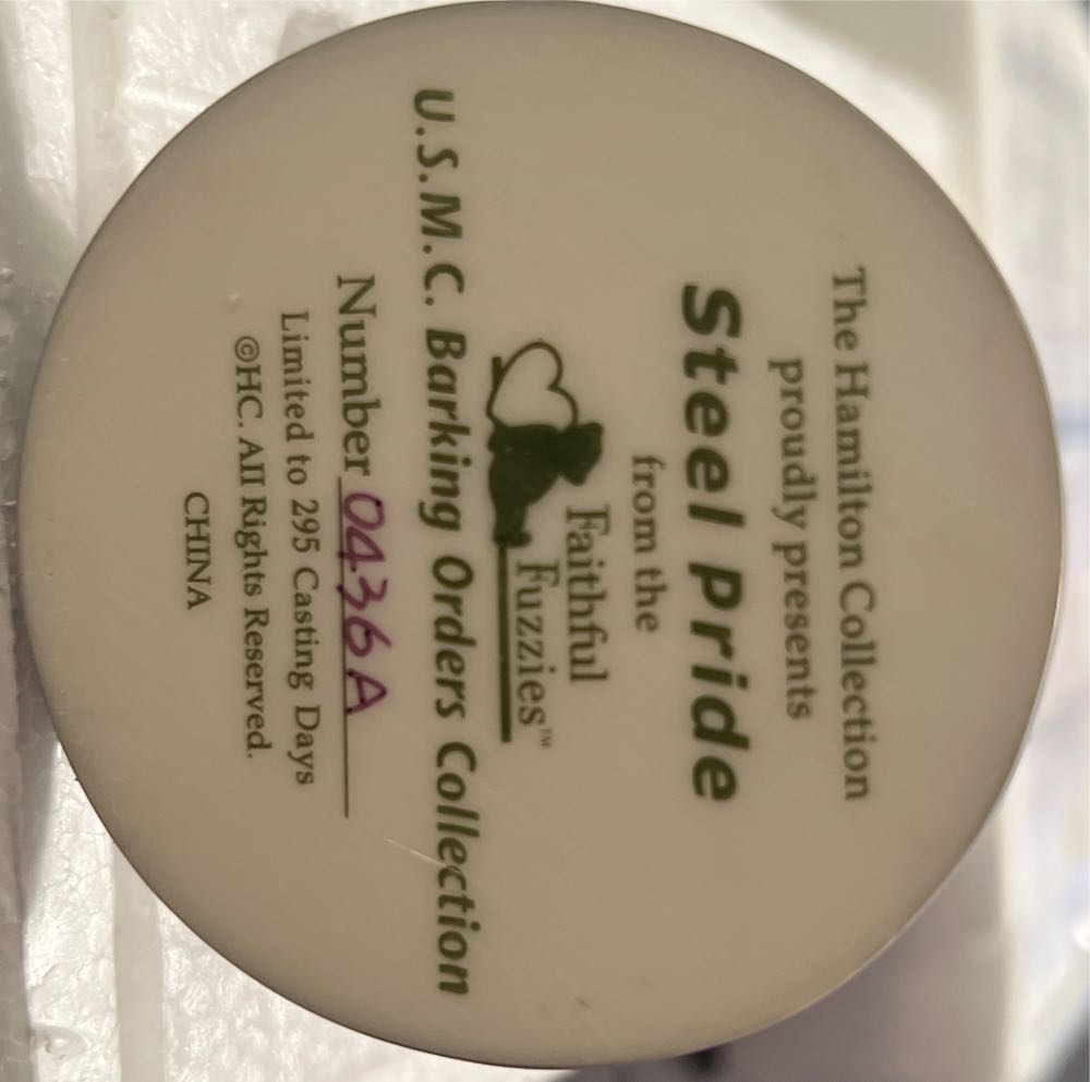 USMC Barking Orders Collection - The Hamilton Collection (Faithful Fuzzies) action figure collectible - Main Image 2