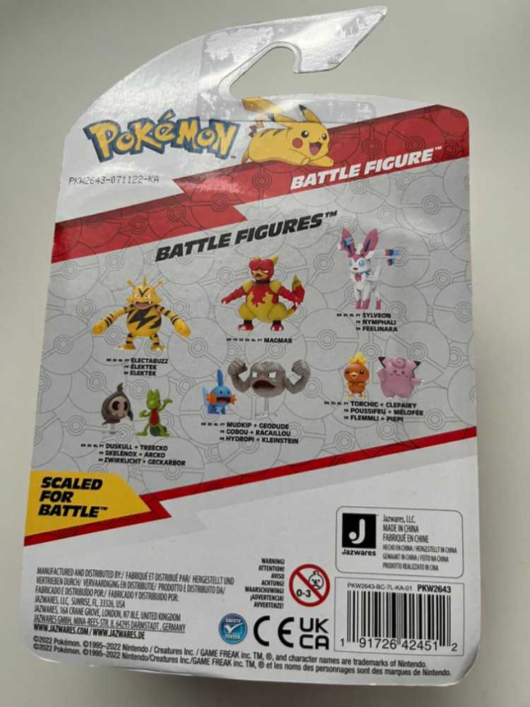 Magmar - Jazwares LLC (Pokémon) action figure collectible [Barcode 191726424512] - Main Image 4