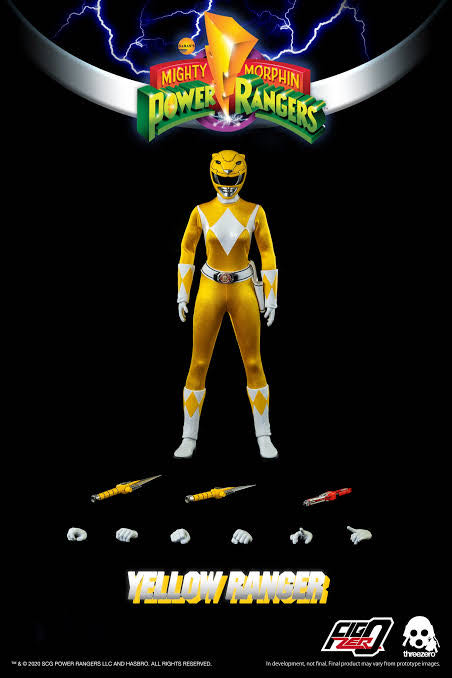 Yellow Ranger - Threezero (Mighty Morphin Power Rangers) action figure collectible - Main Image 4