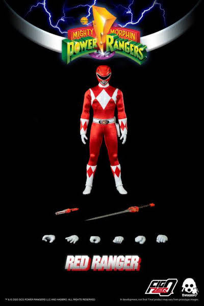 Red Ranger - Threezero (Mighty Morphin Power Rangers) action figure collectible - Main Image 4