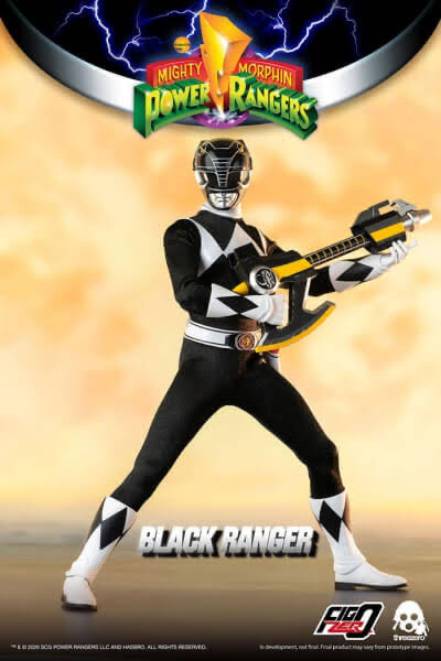 Black Ranger - Threezero (Mighty Morphin Power Rangers) action figure collectible - Main Image 2