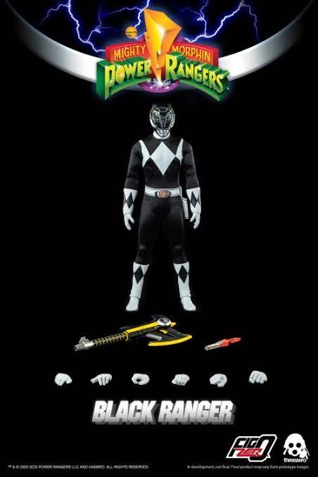 Black Ranger - Threezero (Mighty Morphin Power Rangers) action figure collectible - Main Image 4