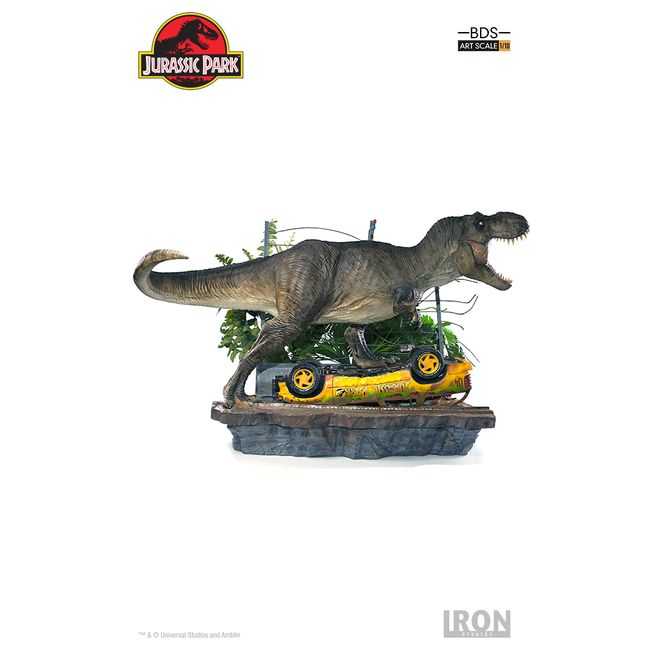 Estátua T-Rex Attack (Set A) - Jurassic Park - Art Scale 1/10 - Iron Studios - Iron Studios action figure collectible [Barcode 751320773388] - Main Image 2