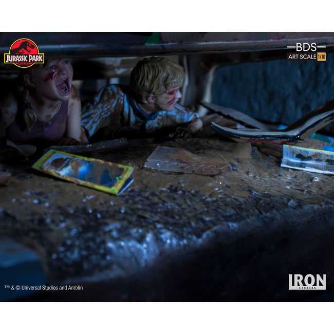 Estátua T-Rex Attack (Set A) - Jurassic Park - Art Scale 1/10 - Iron Studios - Iron Studios action figure collectible [Barcode 751320773388] - Main Image 3