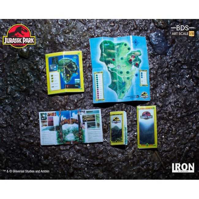 Estátua T-Rex Attack (Set A) - Jurassic Park - Art Scale 1/10 - Iron Studios - Iron Studios action figure collectible [Barcode 751320773388] - Main Image 4