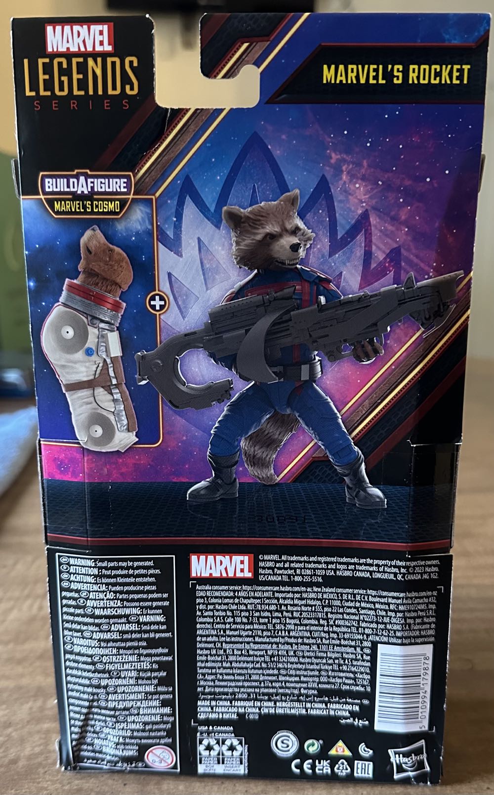 MCU Rocket Raccoon GotG Vol 3 - Hasbro (Marvel Legends) (Marvel Legends Series) action figure collectible [Barcode 5010994179878] - Main Image 2