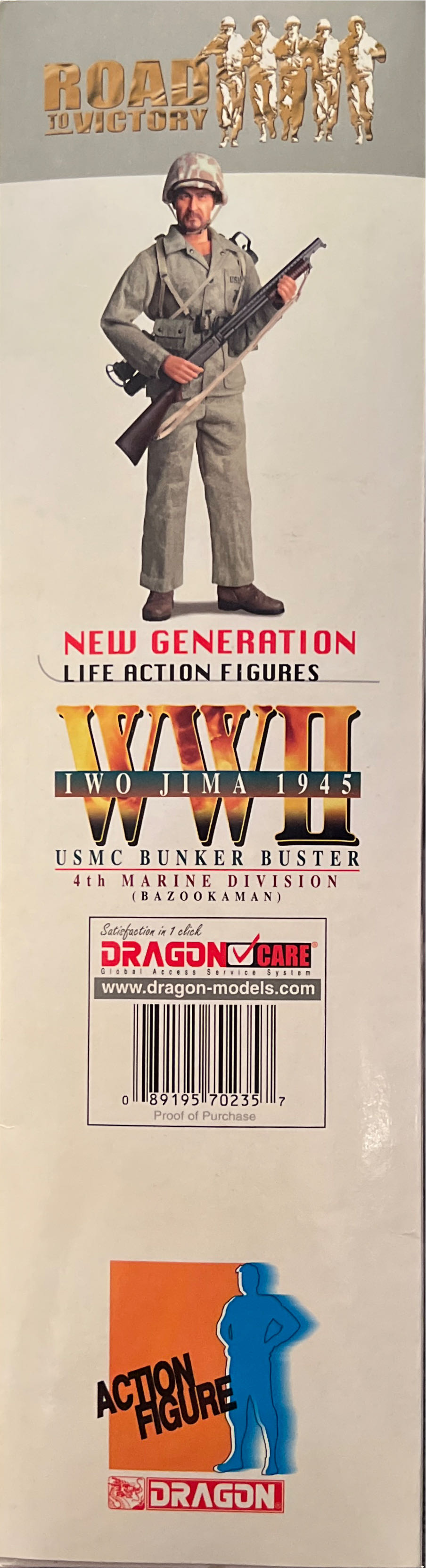New Generation WWII USMC Bunker Buster - Dragon Models Ltd. (IWO Jima 1945) action figure collectible [Barcode 089195702357] - Main Image 4
