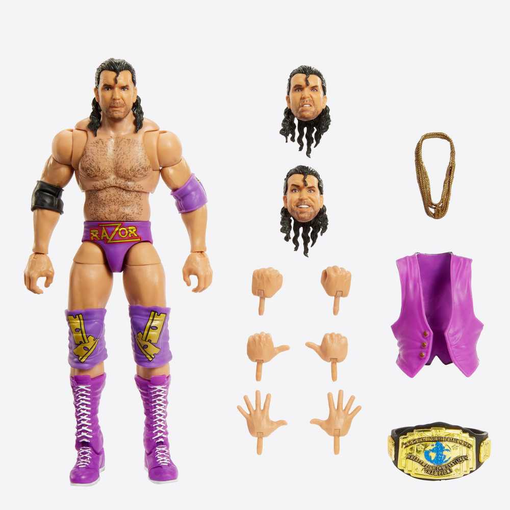 Razor Ramon (Chase) - Mattel / WWE (Ultimate Edition Series 16) action figure collectible - Main Image 3