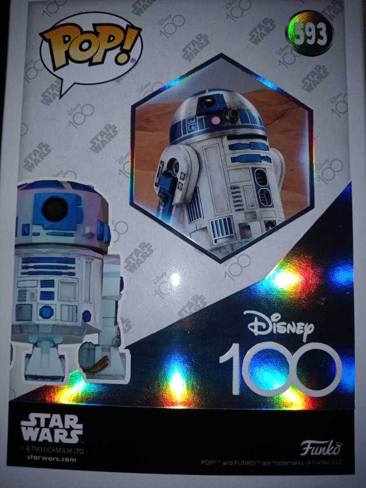 #593 R2-D2 - Funko (Funko Pop!) action figure collectible [Barcode 889698704755] - Main Image 2