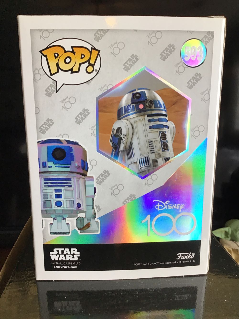 #593 R2-D2 - Funko (Funko Pop!) action figure collectible [Barcode 889698704755] - Main Image 3