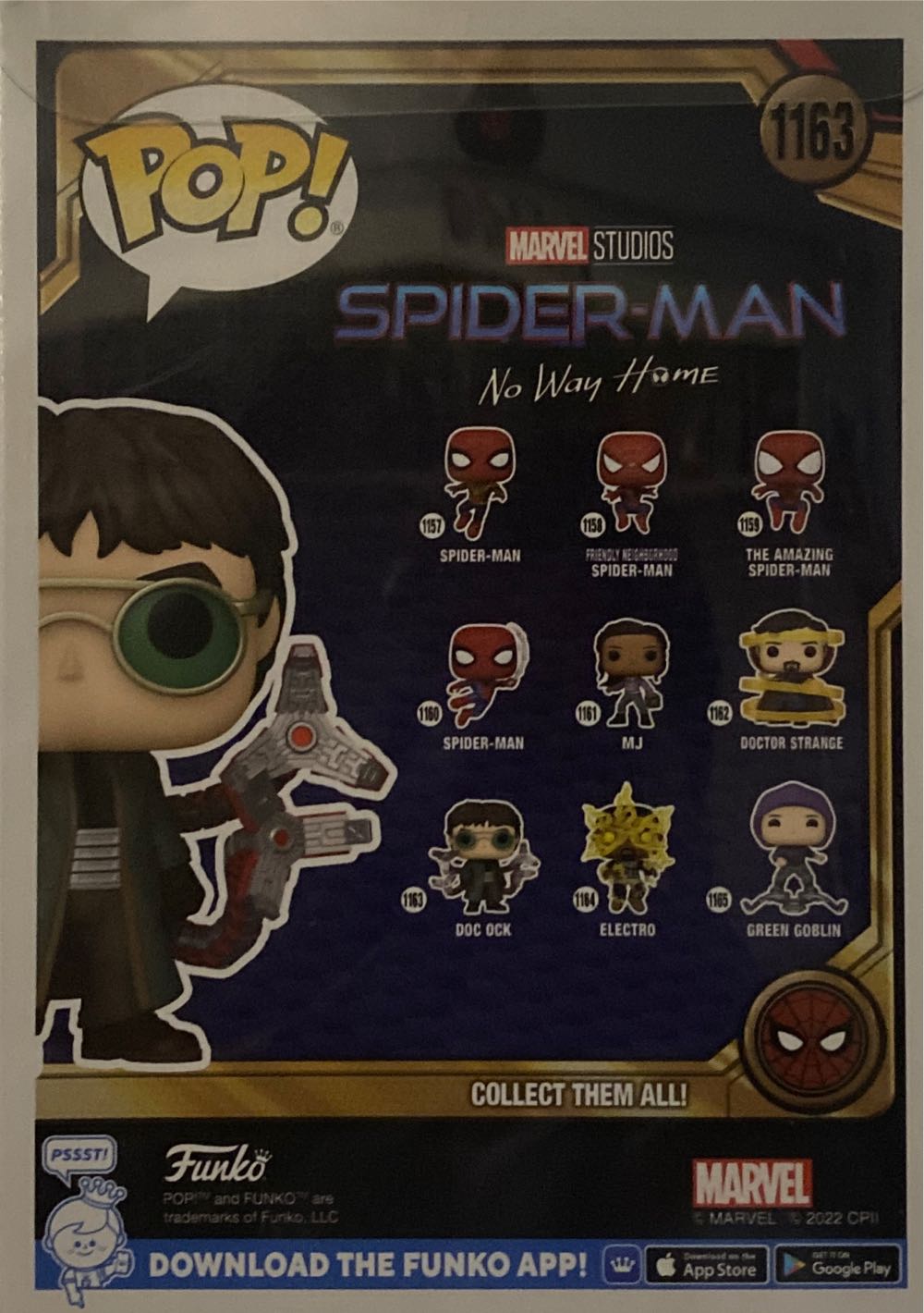 Doc Ock (spider-man No Way Home) 1163 - Funko action figure collectible [Barcode 889698676021] - Main Image 4
