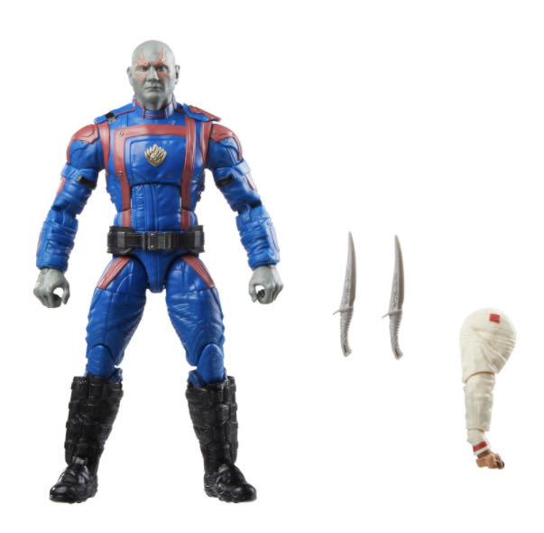 ML MCU Drax GotG Vol 3 - Hasbro (Marvel Legends) (Marvel’s Cosmo BAF Wave) action figure collectible [Barcode 5010994179854] - Main Image 3