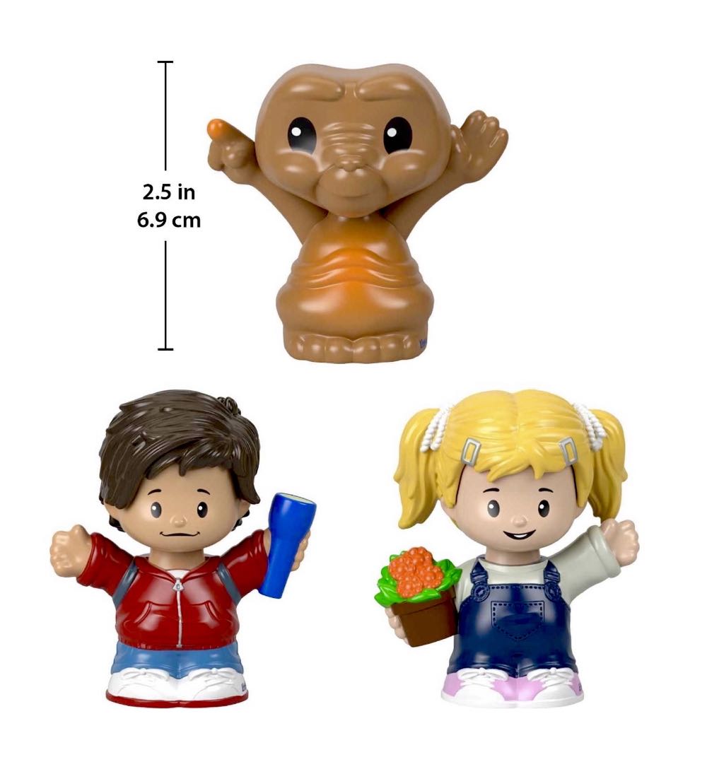 Little People COLLECTOR: E.T. The Extra-Terrestrial Special Edition 3-Pack Gift Set - Fischer-Price (E.T. The Extra-Terrestrial) action figure collectible [Barcode 194735049943] - Main Image 3