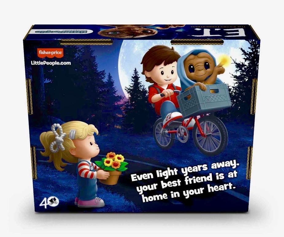 Little People COLLECTOR: E.T. The Extra-Terrestrial Special Edition 3-Pack Gift Set - Fischer-Price (E.T. The Extra-Terrestrial) action figure collectible [Barcode 194735049943] - Main Image 4
