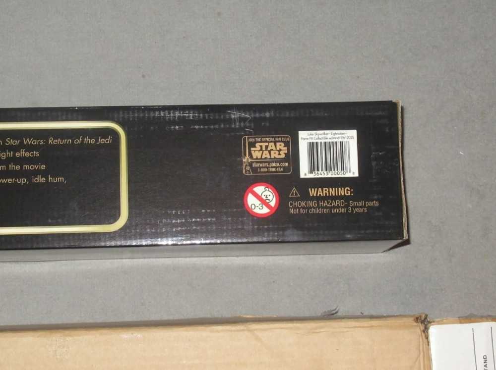 Star Wars Luke Skywalker Master Replicas Force FX Lightsaber SW-203S Sealed 2003 - Master Replicas action figure collectible [Barcode 836453000300] - Main Image 4