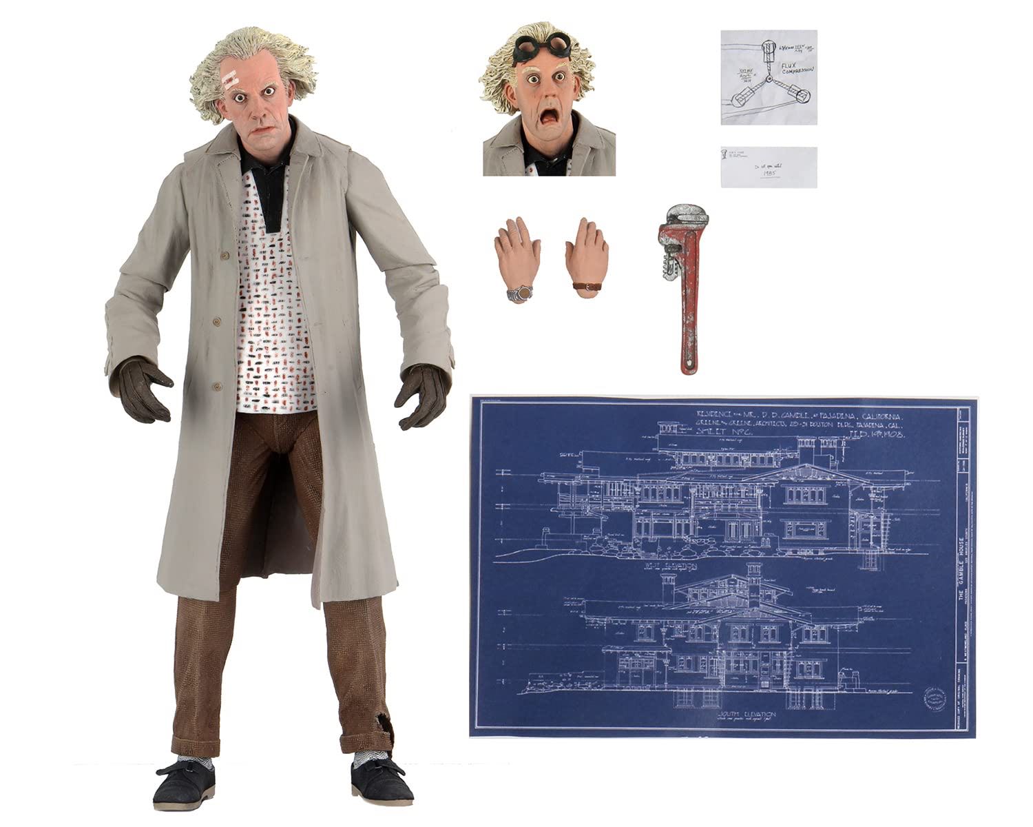 Doc Emmett Brown - Neca (Back To The Future 35th Anniversary) action figure collectible - Main Image 3