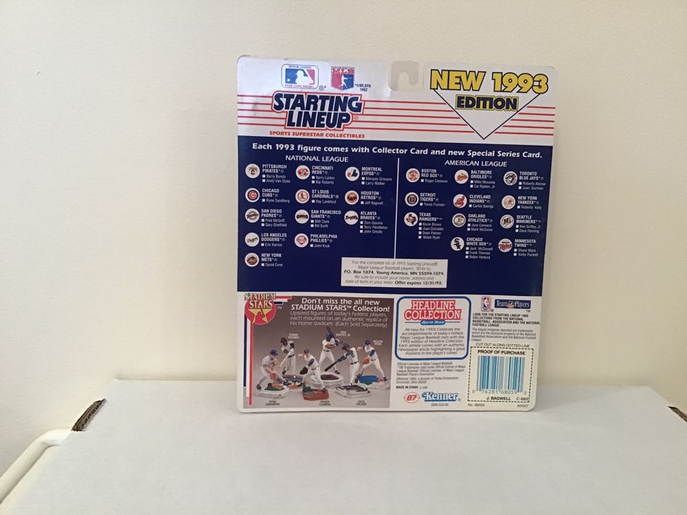 Jeff Bagwell - Kenner action figure collectible - Main Image 2