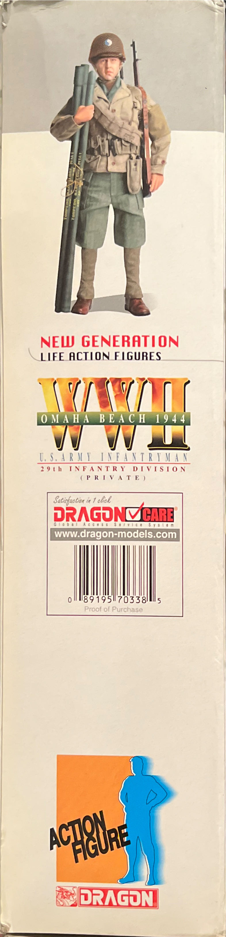 New Generation WWII U.S. Army Infantryman - Dragon Models Ltd. (Omaha Beach 1944) action figure collectible [Barcode 089195703385] - Main Image 4