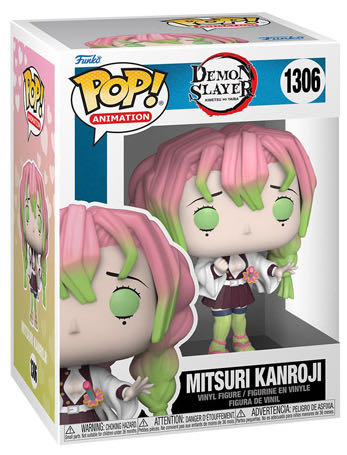 Pop 1306 Demon Slayer Mitsuri Kanroji - Demon Slayer Funko Pops (Demon Slayer: Kimetsu no Yaiba) action figure collectible [Barcode 889698573443] - Main Image 2