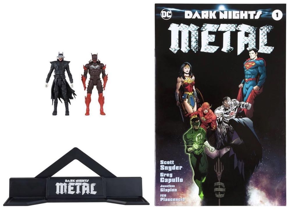 BATMAN WHO LAUGHS & RED DEATH 2-PACK (PAGE PUNCHERS) - McFarlane Toys / DC Direct (Dark Knights Metal) action figure collectible [Barcode 787926158564] - Main Image 2