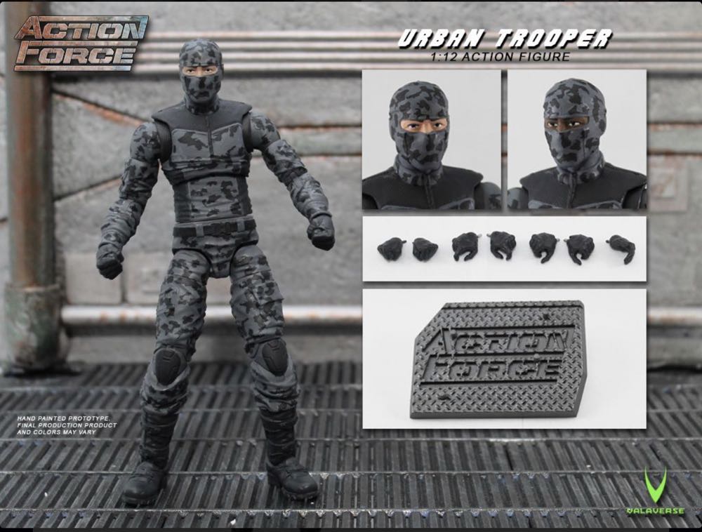 Urban Combat Republic Guard - Valaverse (Action Force Series 1) action figure collectible [Barcode 618952266827] - Main Image 3