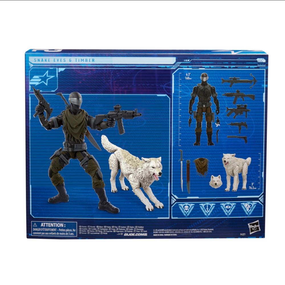 Snake Eyes & Timber - Hasbro (Classified) action figure collectible - Main Image 2