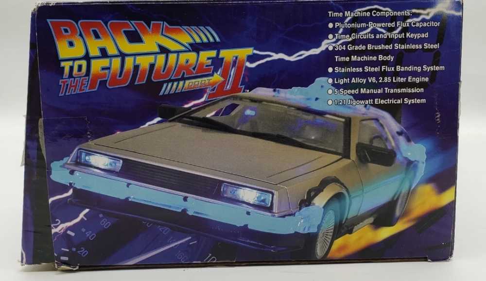 Back to the Future Part II 1/15th Scale Time Machine Vehicle Set - Diamond Select action figure collectible [Barcode 699788823729] - Main Image 4