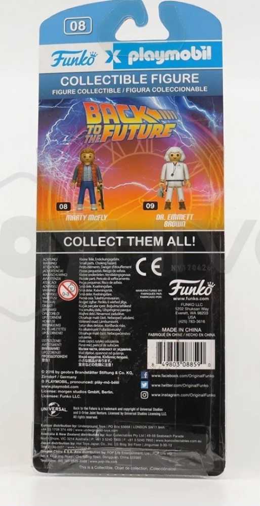 Back To The Future Marty Mcfly 6-inch Playmobil Oversized Action Figure - Funko Pop action figure collectible [Barcode 849803088590] - Main Image 3