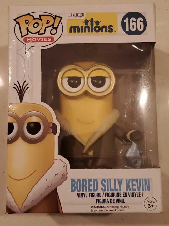 Funko Pop! Movies Minions Bored Silly Kevin #166 - Funko Pop action figure collectible [Barcode 849803051082] - Main Image 2