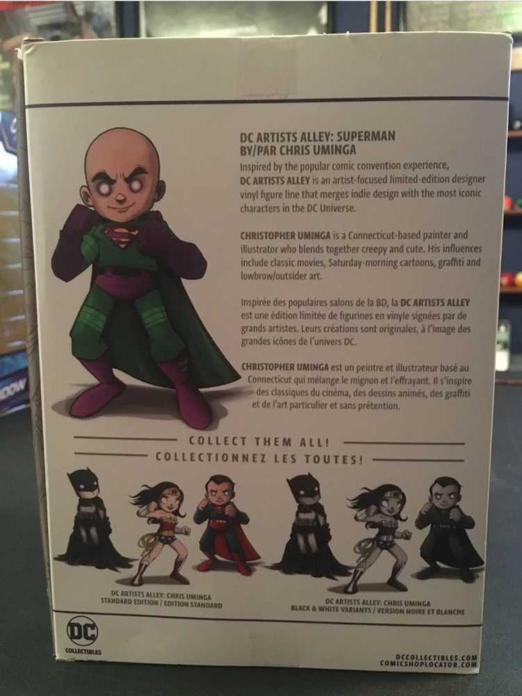 DC Artist Alley Superman 6.6-Inch PVC Collector Statue [Lex Luthor Villain] - DC Collectiblies action figure collectible [Barcode 761941354217] - Main Image 3