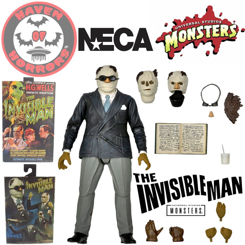Universal Monsters - The Invisible Man - Neca (Universal Classic Monsters) action figure collectible - Main Image 4