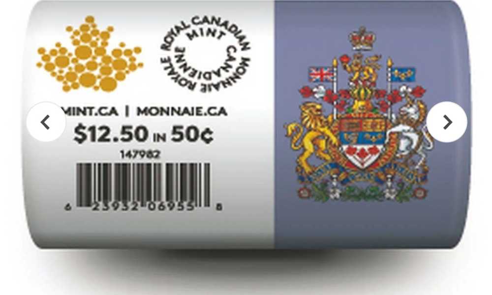 2016 50c Circulation Coin Roll

 - Royal Canadian Mint action figure collectible [Barcode 623932069558] - Main Image 2