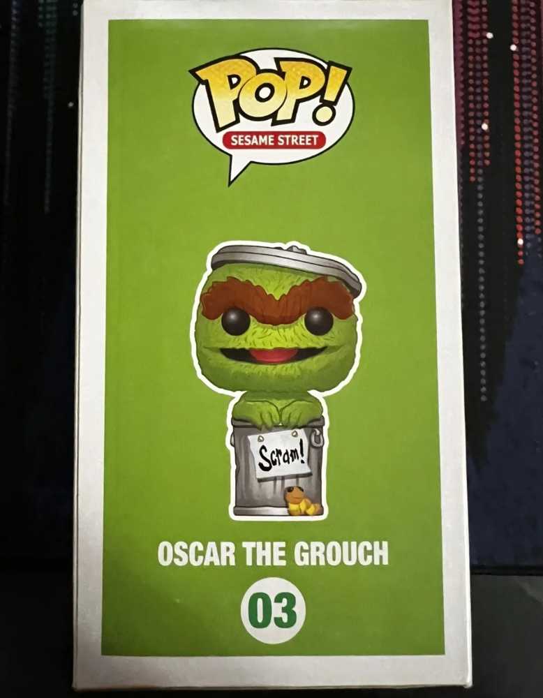 Funko Pop! Sesame Street - Green - Oscar the Grouch #03 VAULTED - Funko Pop action figure collectible [Barcode 849803049102] - Main Image 2