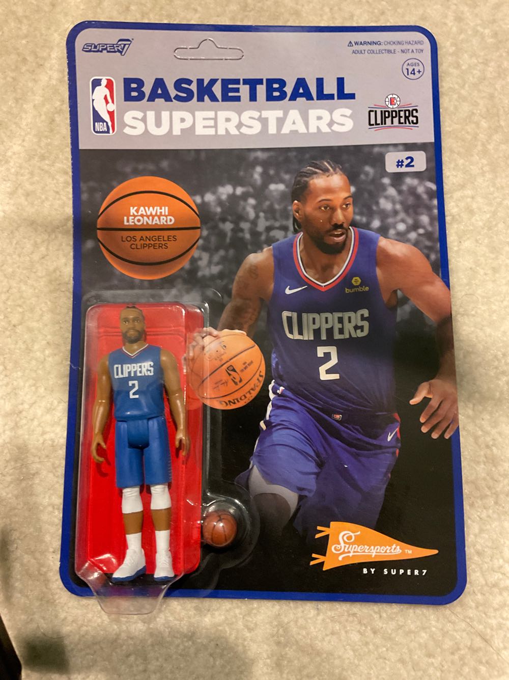 Super7 Kawhi Leonard  action figure collectible [Barcode 840049806030] - Main Image 2