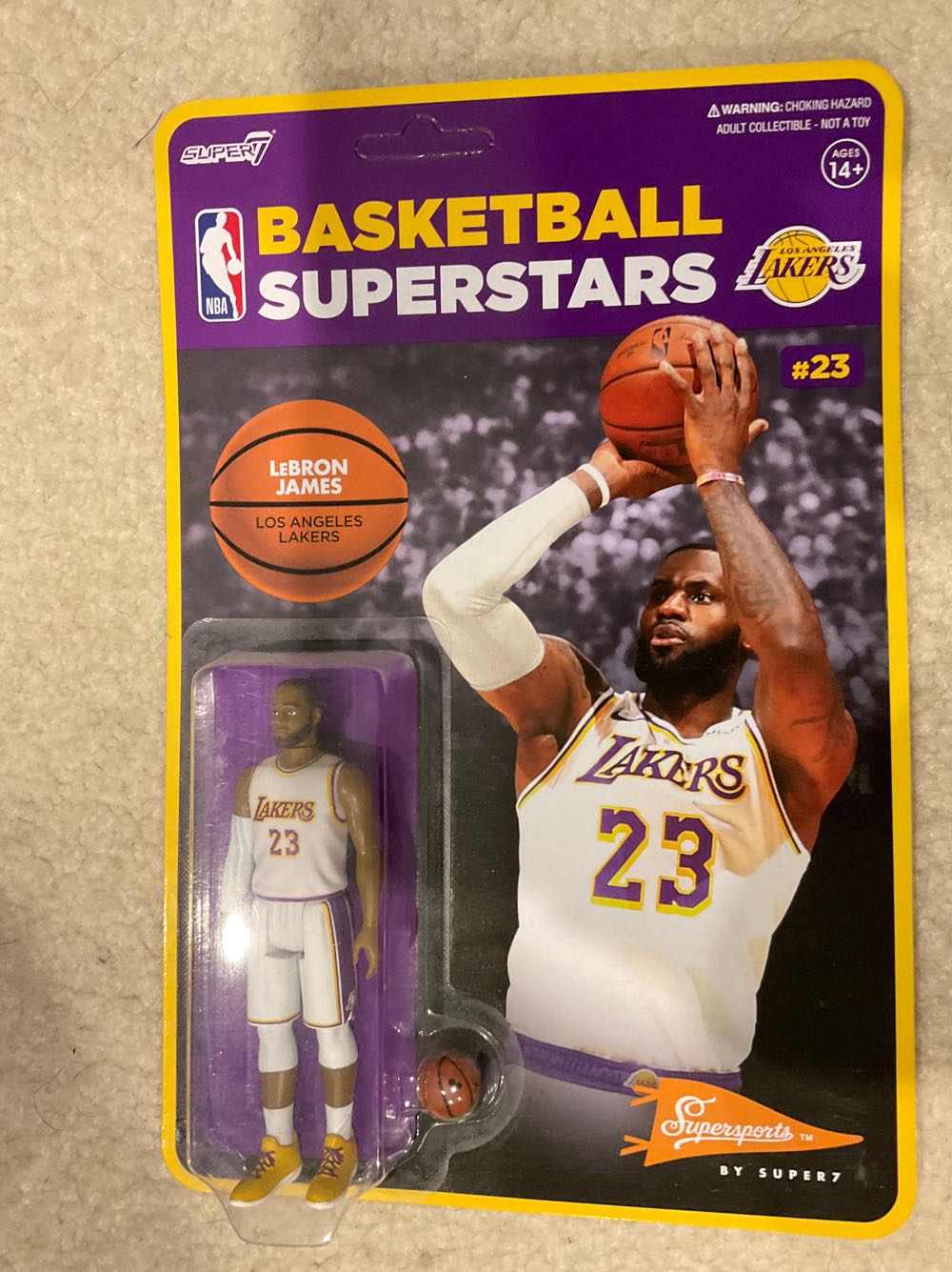 Super7 LeBron James  action figure collectible [Barcode 840049806016] - Main Image 1