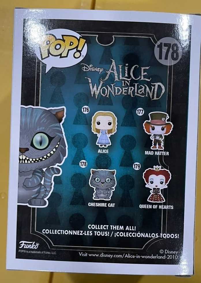 Funko POP Cheshire Cat #178 Disney Alice in Wonderland Live Action Figure New - Funko Pop action figure collectible - Main Image 2