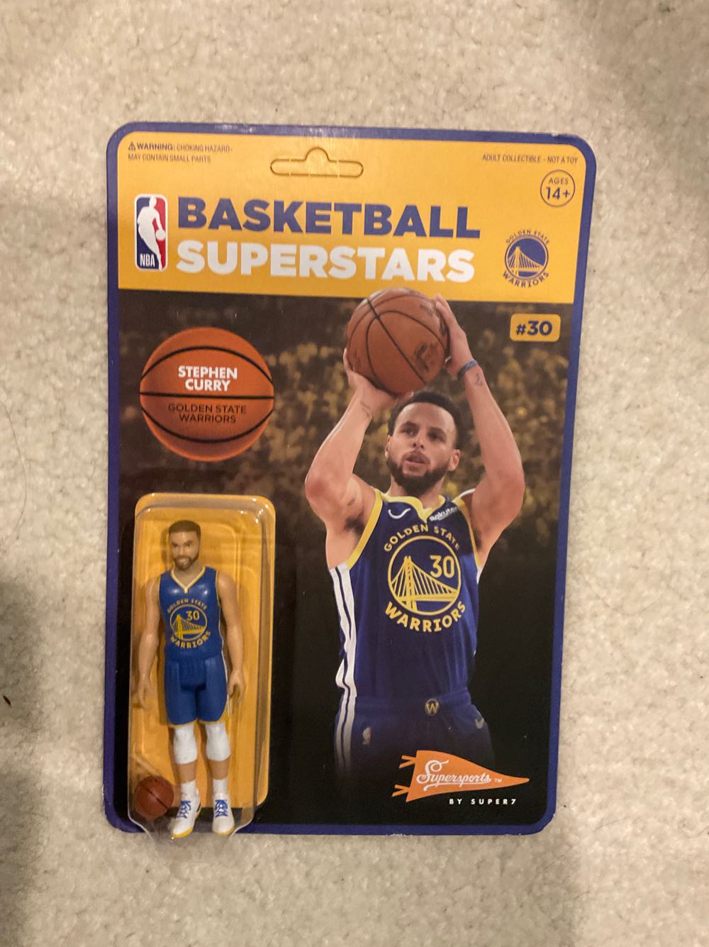 Super7 Steph Curry  action figure collectible [Barcode 840049805958] - Main Image 1