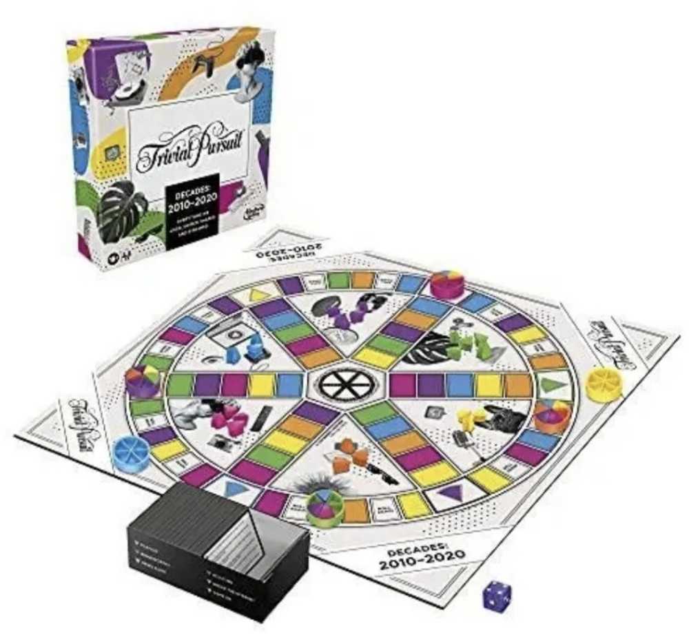 Trivial Pursuit Decades To 2020 Board Game For Adults And Teens Pop Culture Trivia Game For 2 To 6 Players Ages 16 And Up - Hasbro (Board Games) action figure collectible [Barcode 195166135588] - Main Image 2