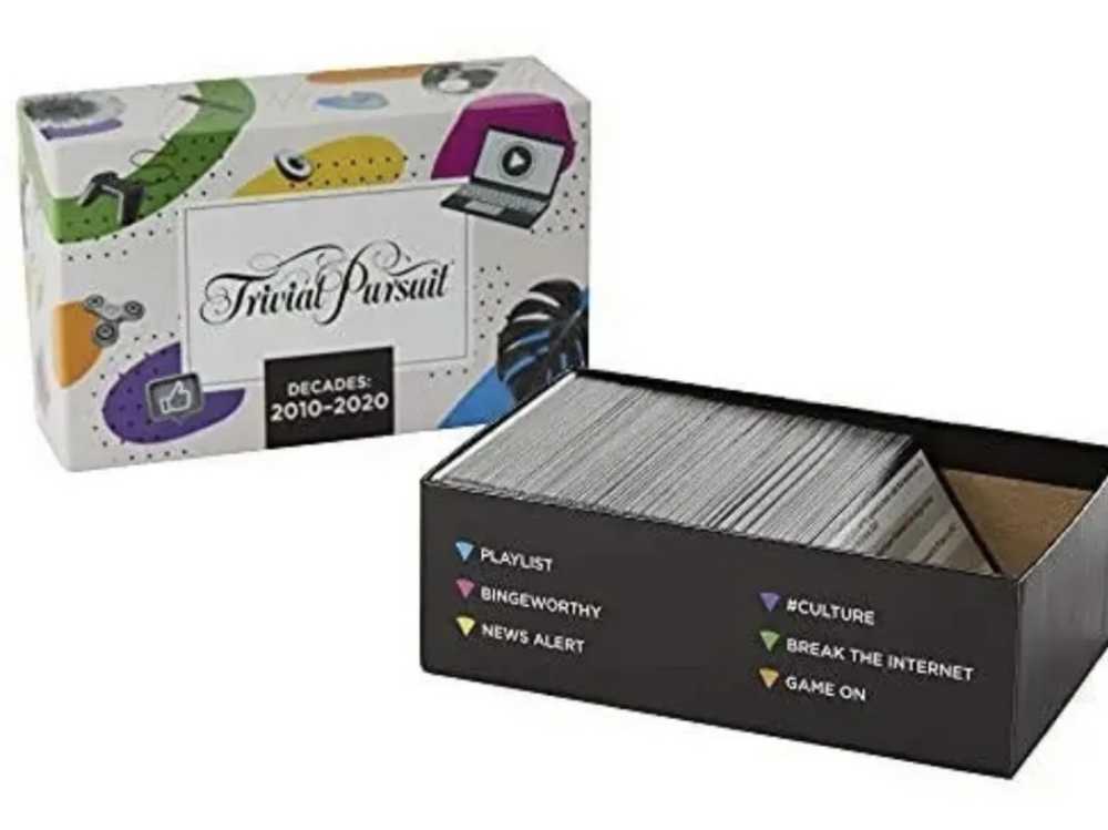 Trivial Pursuit Decades To 2020 Board Game For Adults And Teens Pop Culture Trivia Game For 2 To 6 Players Ages 16 And Up - Hasbro (Board Games) action figure collectible [Barcode 195166135588] - Main Image 3