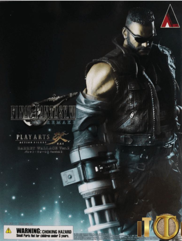 Final Fantasy VII Remake - (2) Barett - Square Enix (Play Arts Kai) action figure collectible [Barcode 662248816388] - Main Image 2