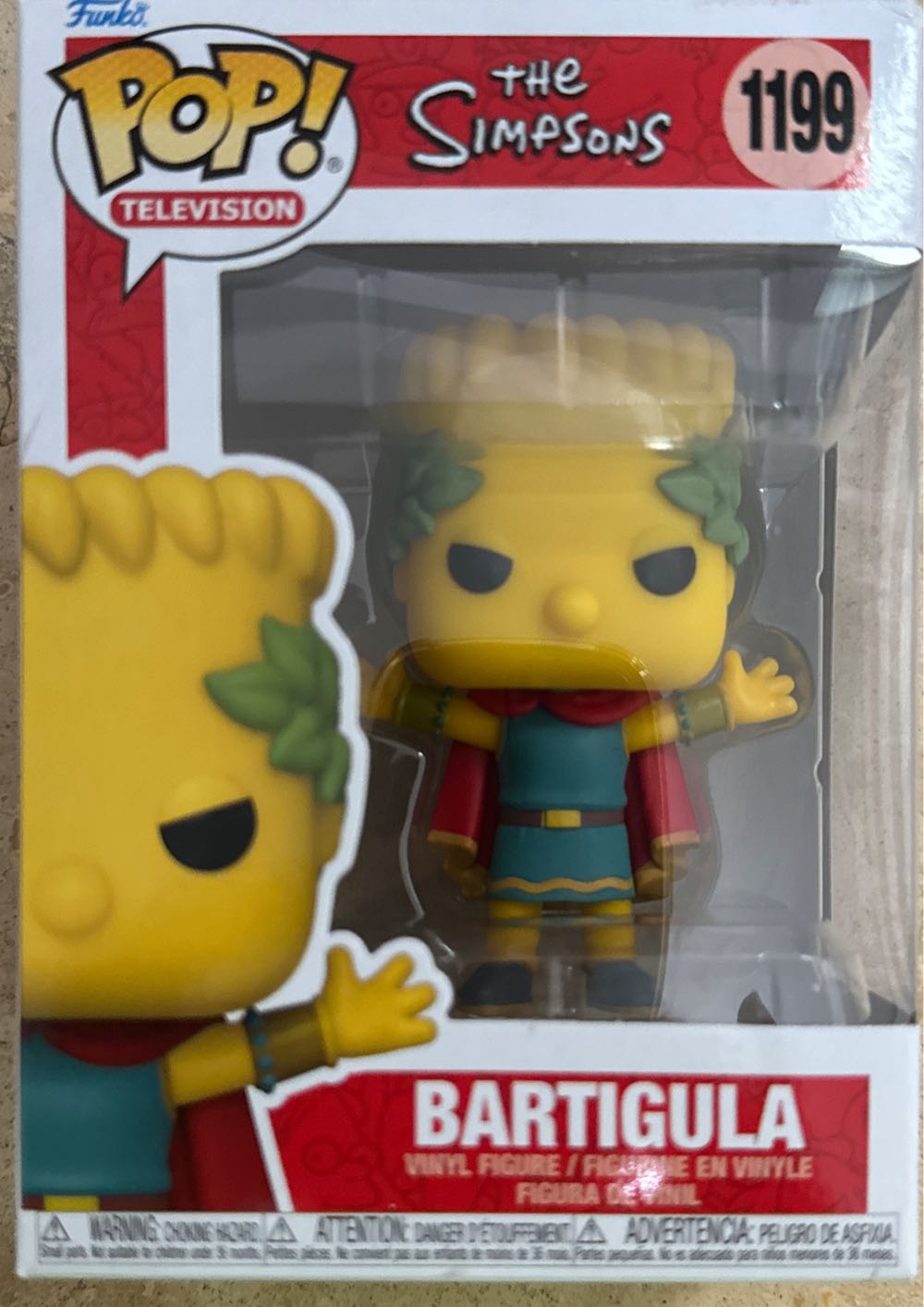 Funko Bartigula: P o p ! Tv Vinyl Figurine Bundle With 1 Compatible ’toysdiva’ Graphic Protector 59295 B  action figure collectible [Barcode 889698592956] - Main Image 2