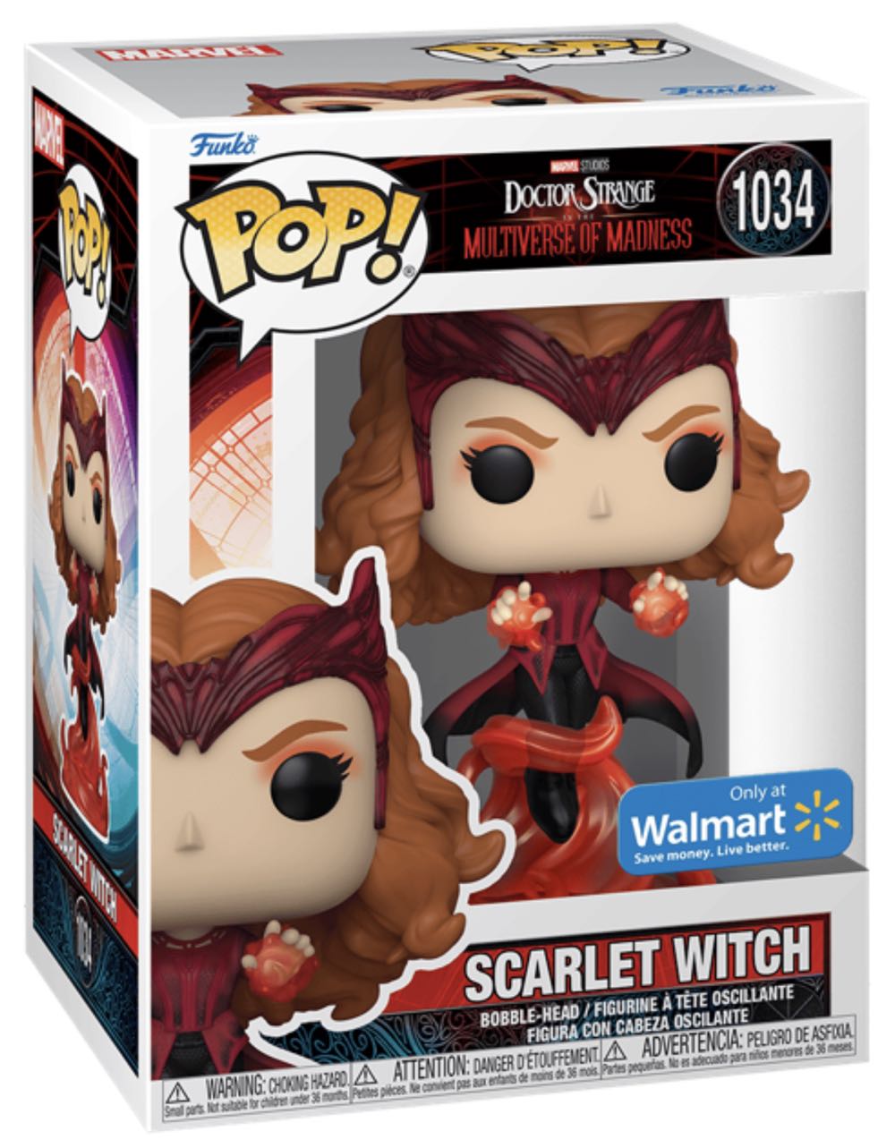 Doctor Strange In The Multiverse Of Madness- Scarlet Witch  action figure collectible [Barcode 889698628167] - Main Image 2