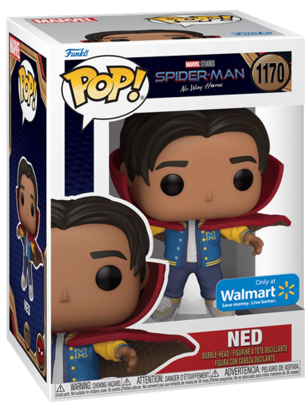 Ned (spider-man No Way Home) 1170 Only At Walmart  action figure collectible [Barcode 889698683685] - Main Image 2