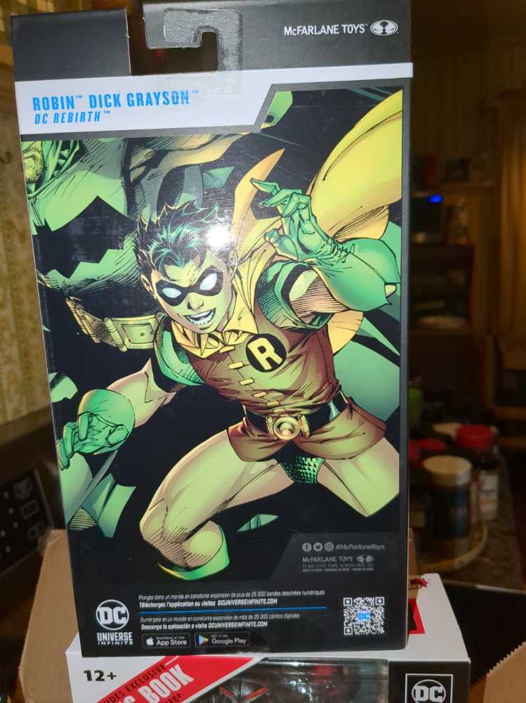 Dick Grayson Robin - DC - BAT FAMILY (Robin) action figure collectible [Barcode 787926170238] - Main Image 2