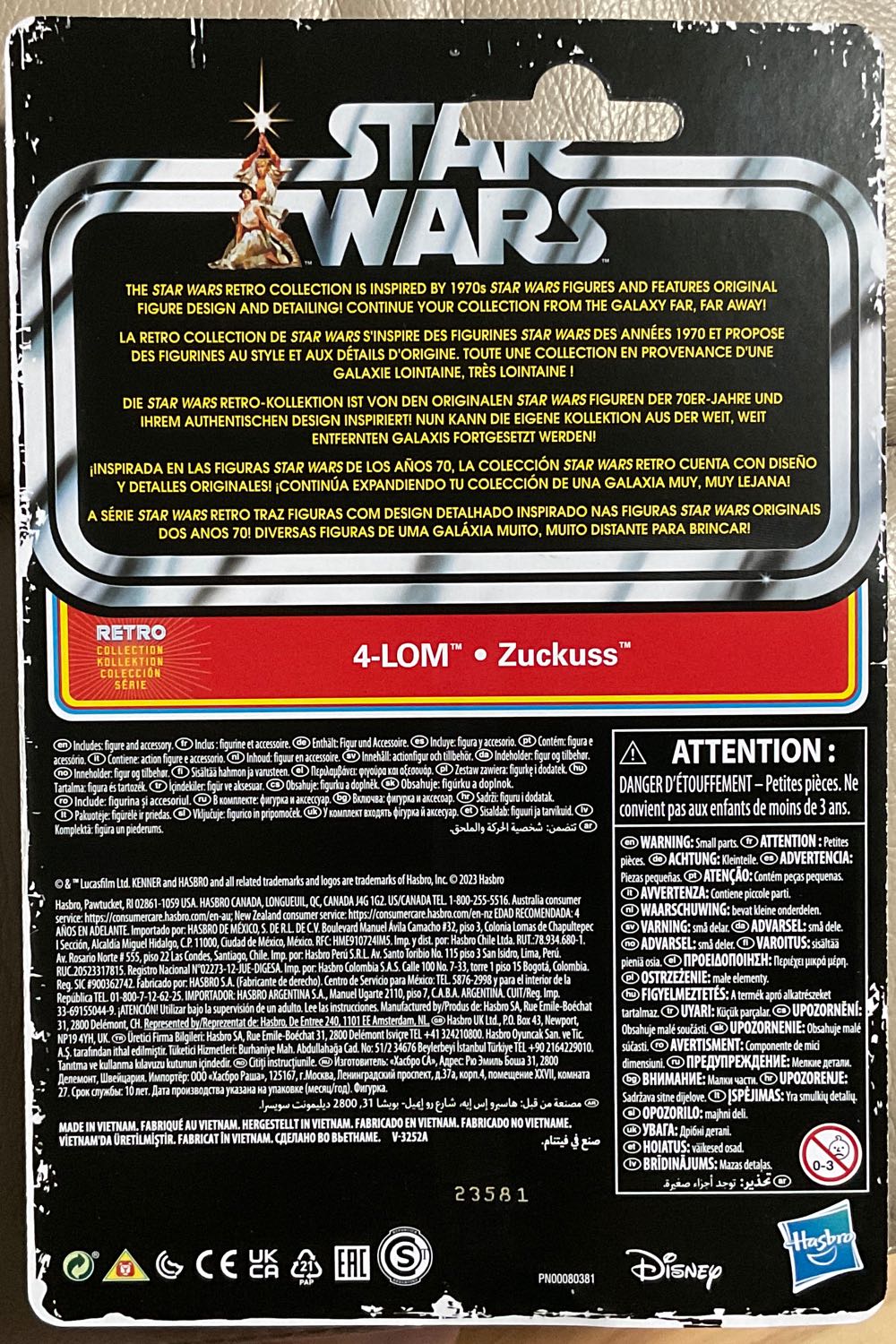 Retro Collection (ESB) - Zuckuss - Disney/ Hasbro (Empire Strikes Back) action figure collectible - Main Image 2