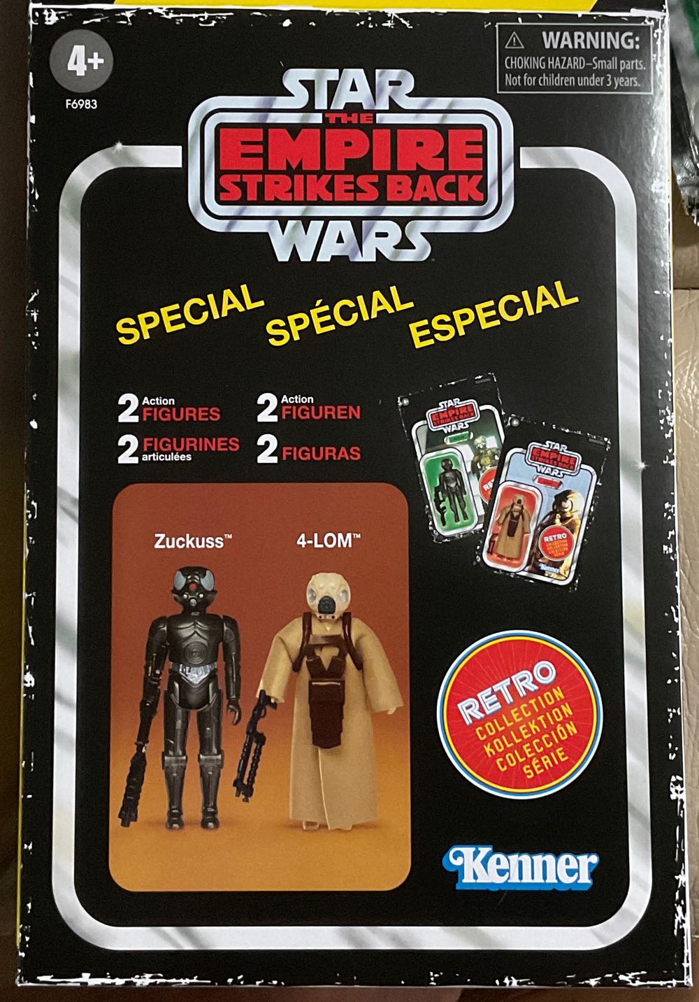Retro Collection (ESB) - Zuckuss - Disney/ Hasbro (Empire Strikes Back) action figure collectible - Main Image 3