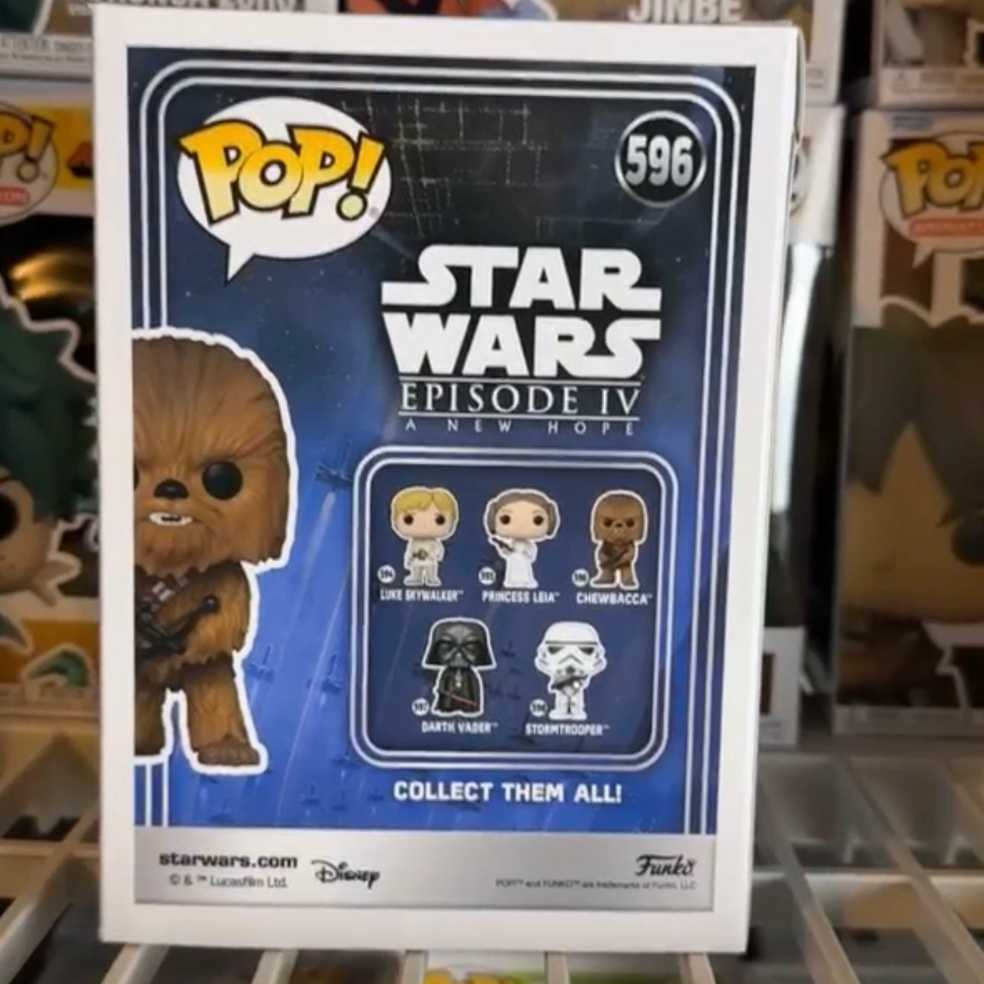 Star Wars - Chewbacca - Nr 596 - Funko Pop! Movies (Star Wars) action figure collectible [Barcode 889698675338] - Main Image 4