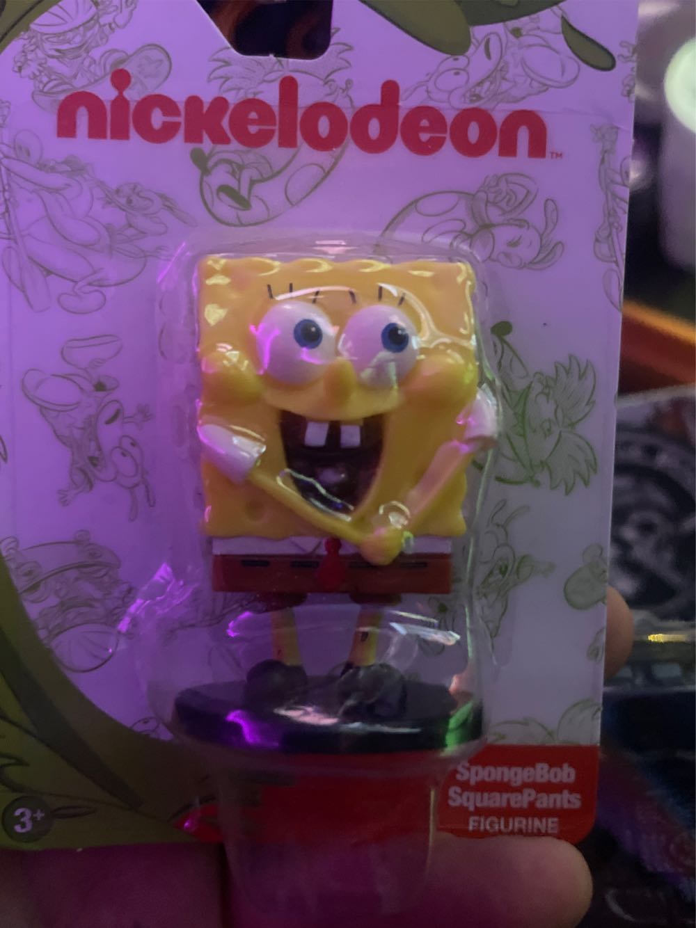 Squarepants Figurine. 1 Of 5 Nickelodeon Spongebob Squarepants And Patrick Arnold Ren Arnold Shortman Ren Stimpy Nickelodeon Mini Figurines Tv Cartoon Spongebob Stimpy Ren  action figure collectible [Barcode 639277346612] - Main Image 2