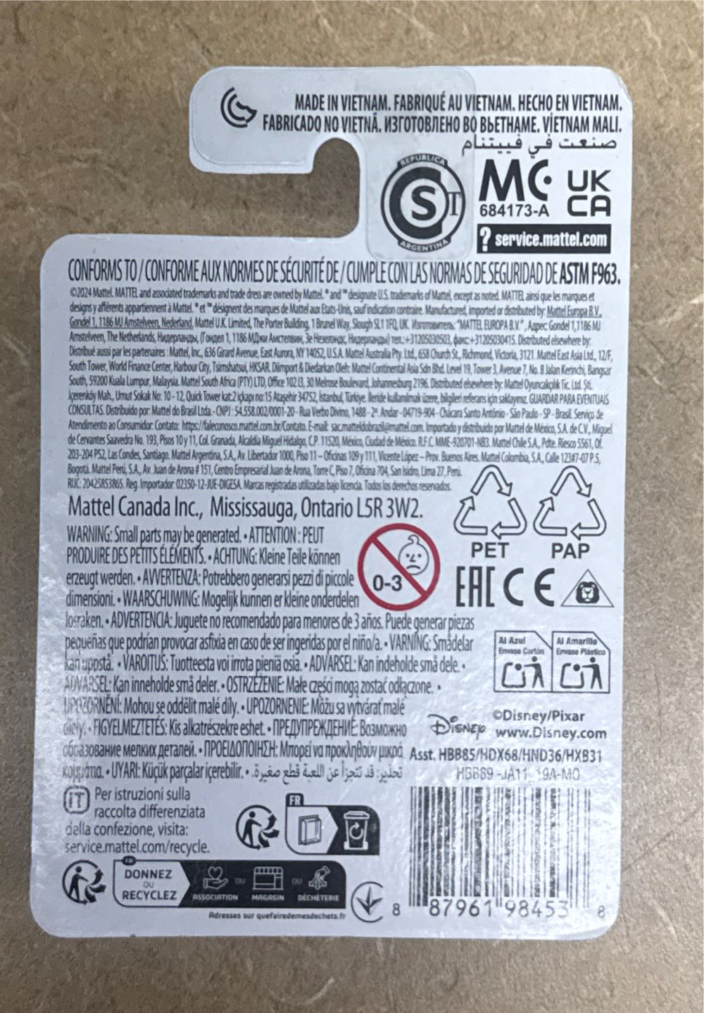 DISNEY PIXAR TOY STORY - Lil BO PEEP- Mattell Micro Collection - Mattel, Inc (Toy Story Collection) action figure collectible [Barcode 887961984538] - Main Image 2