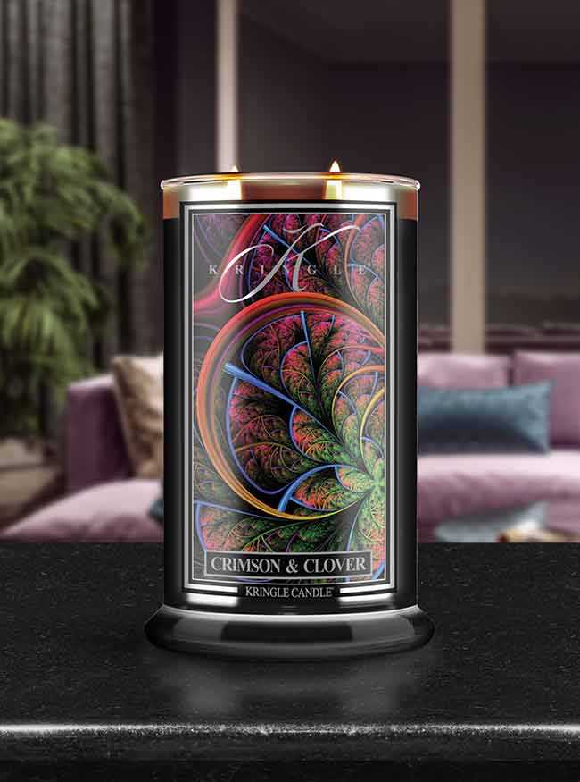 CANDLE: Reserve Line Kringle Candle Crimson & Clover 2023 - Kringle Candle (Kringle Exclusive Candles) action figure collectible [Barcode 846853082714] - Main Image 3